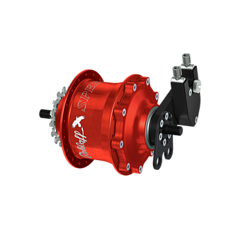 Speedhub 500/14 TS EX Red 14-speed gearhub, color red, 36-hole