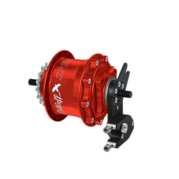 Speedhub 500/14 TS DB OEM2 Red 14-speed gearhub, color red, 36-hole